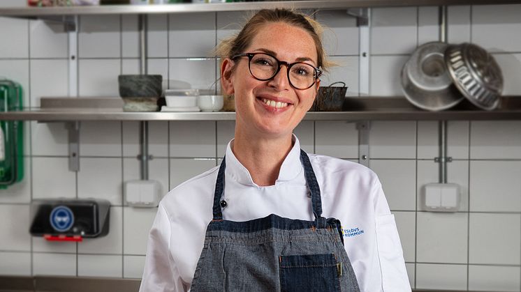 Charlotte Holm Brodersen är måltidsutvecklare i Eslövs kommun och ansvarig för matsvinn