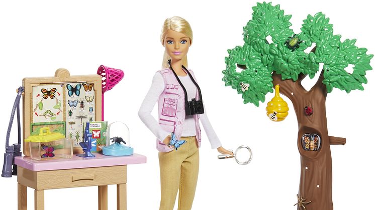 Barbie® x National Geographic Butterfly Scientist Playset, Quelle: Mattel