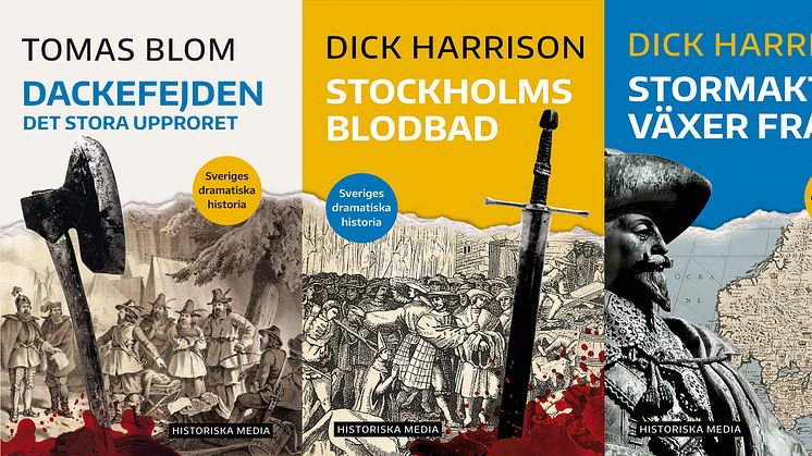 Historiska Media lanserar ny  bokserie om svensk historia