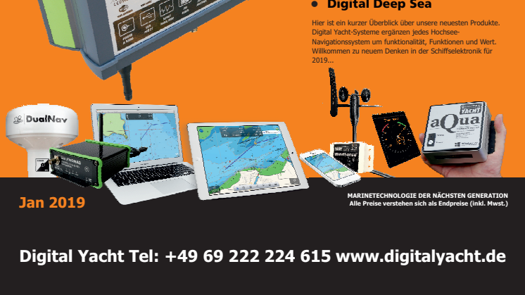 Digital Yacht at Boot 2019 with new products - Hall 11-C01