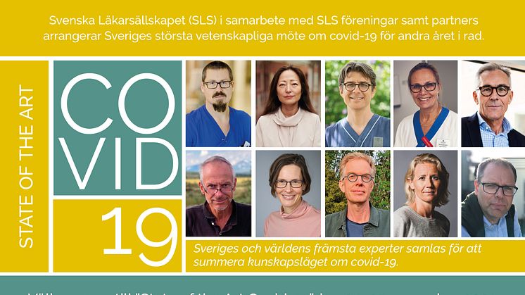 Sveriges och världens ledande experter samlas till Sveriges största vetenskapliga möte om covid-19.