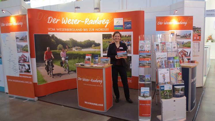 Weser-Radweg Präsentation auf der CMT in Stuttgart