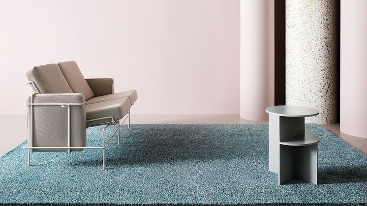 Our Kasthall rug Gry in the color Pale Turquoise (203)