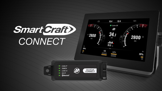 Mercury SmartCraft Connect giver Garmin- og Raymarine skærme adgang til Mercury VesselView