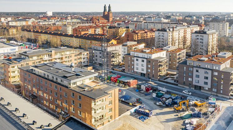 OBOS bygger 67 bostäder i Norra Munktellstaden. Foto: OBOS