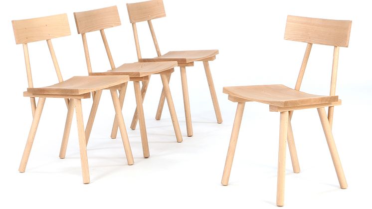 Rasmus Warberg: Et sæt på fire spisebordsstole 
