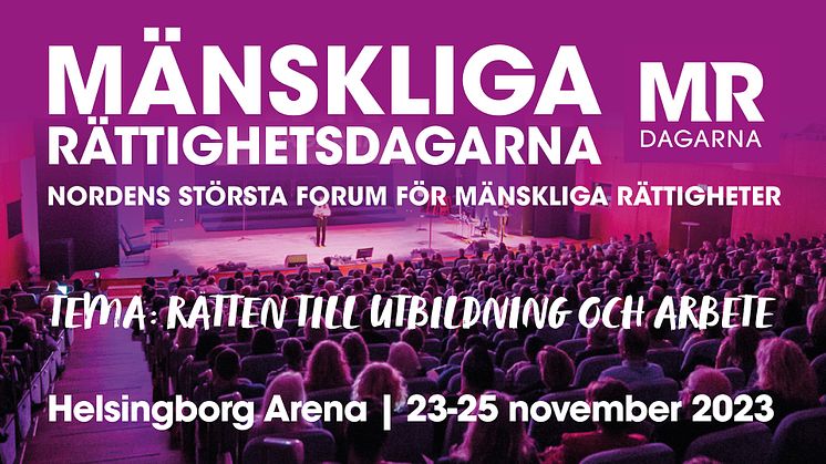 Rätten till utbildning och arbete i fokus på Mänskliga Rättighetsdagarna i Helsingborg!