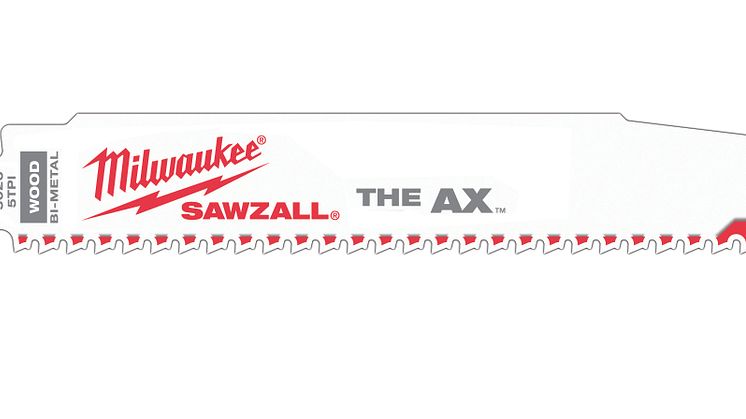 Milwaukee Sawzall bajonetsavklinger - The AX™ - 230 mm