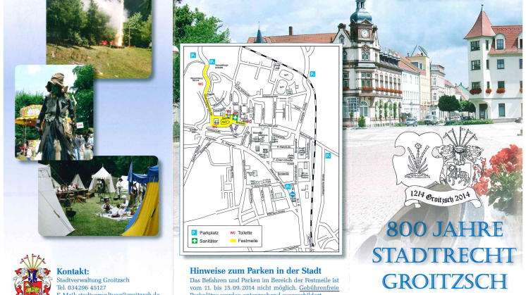 800 Jahre Stadtrecht Groitzsch