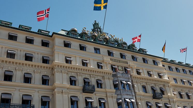 Grand Hôtel Stockholm är norra Europas bästa hotell – belönas med Condé Nast Traveler’s Readers’ Choice Awards 2023 