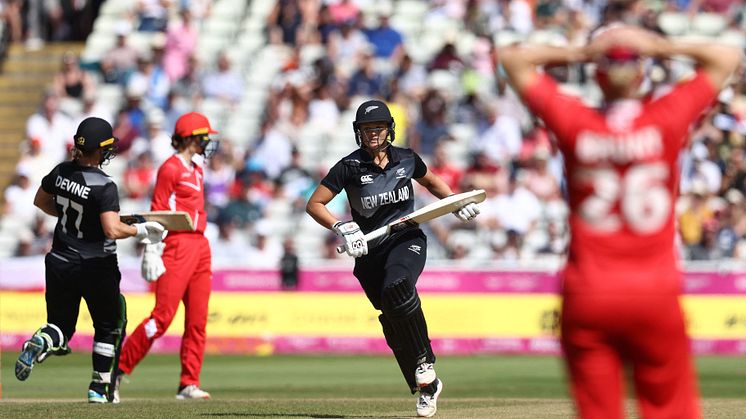 Team England's cricketers lost to New Zealand in the Bronze Medal match. Photo: Getty Images