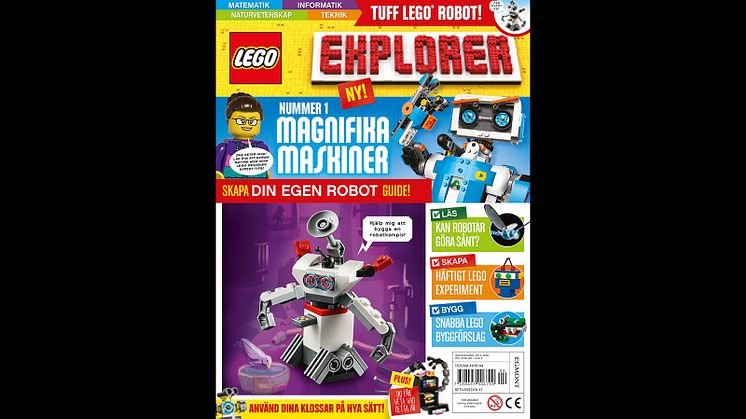 Egmont släpper ny barntidning i 14 länder – LEGO® Explorer