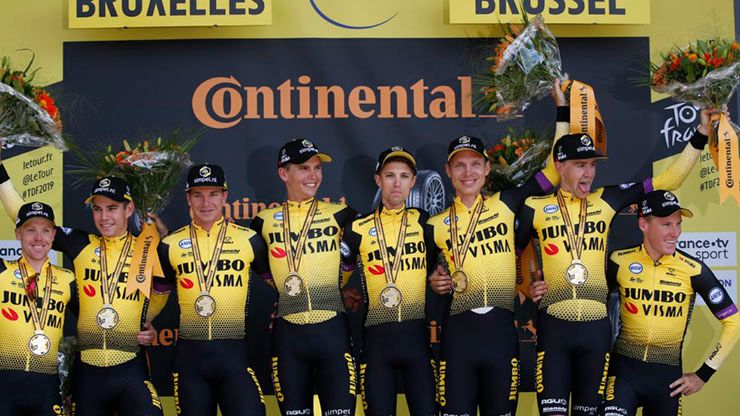 Team Jumbo-Visma with superior opening weekend in the Tour de France 2019
