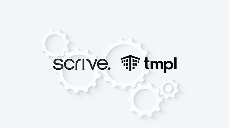 Tmpl and Scrive’s common goal is that we both strive to simplify everyday life for people