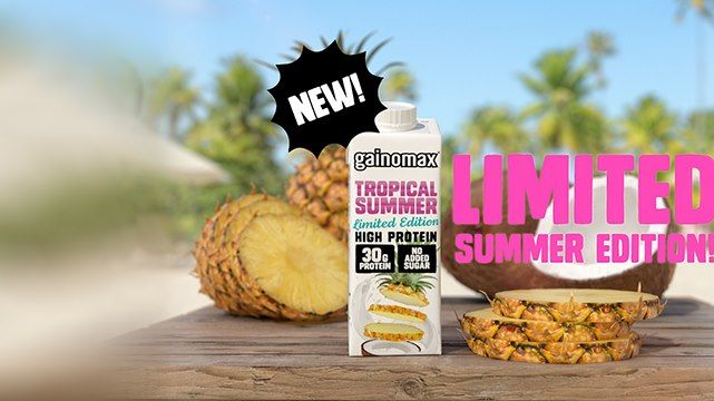 Gainomax Tropical summer kausimaku nyt kaupoissa!