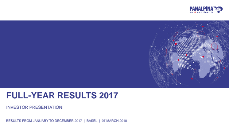 Full-Year Results 2017 – Investor Presentation