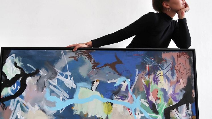 Konstnären Magda Lundberg utforskar beslutstagande i utställning på Miss Clara
