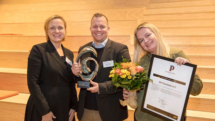 BB fiberbeton vinder CSR People Prize 2019
