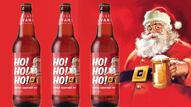Den 1 november släpps årets julöl på Systembolaget. Då är det premiär för Ho! Ho! Ho! Amber Christmas Ale, ett glutenfritt öl från Wales.
