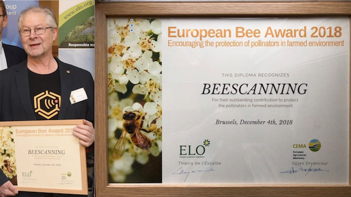 ​Ny utmärkelse till Björn Lagermans BeeScanning