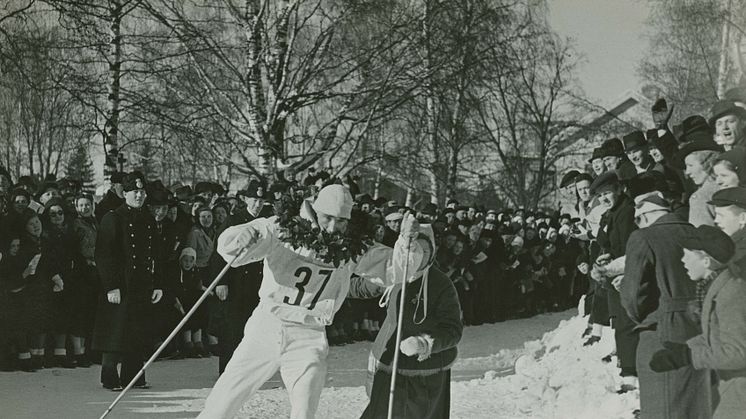 Arthur Häggblad vinner Vasaloppet 1940