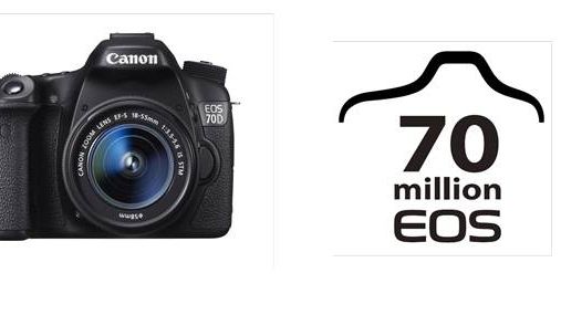 Canon passerer 70 millioner solgte EOS-kameraer 