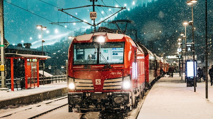 Snälltåget öppnar bokningen för vintern 2022/23 till Jämtland