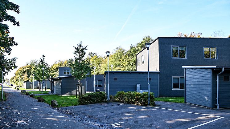 Bild från bostäderna på Brohult från slutet av sommaren 2021. Foto: Jonas Linné, Helsingborgshem.