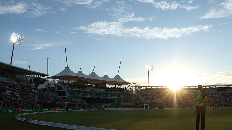 The Ageas Bowl during The Hundred last summer. Photo: Getty Images