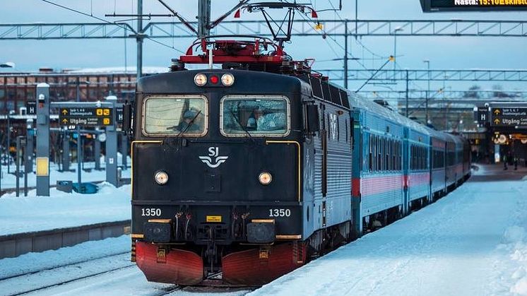 SJs kvällståg mellan Mora och Stockholm åter i trafik under Vasaloppet och Öppet spår