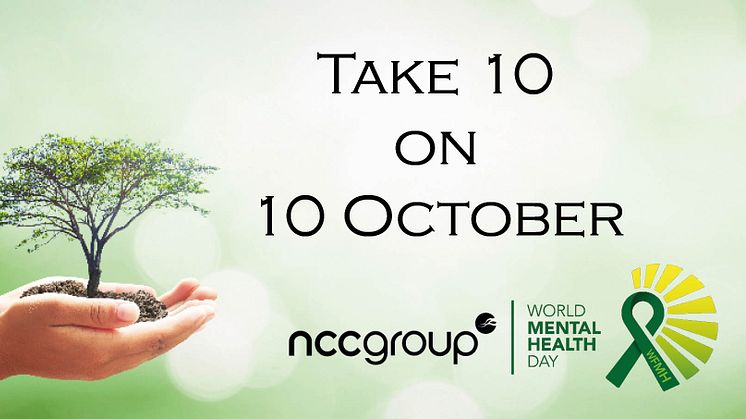 Take 10 on 10 for World Mental Health Day
