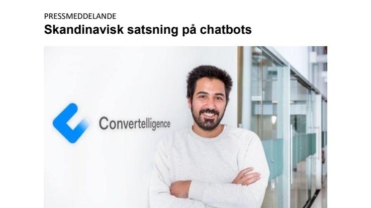 Skandinavisk satsning på chatbots