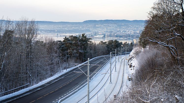 Over helga starter Sporveien med fase 2 av vedlikeholdsarbeidet på nedre del av Ekebergbanen. Foto: Sporveien