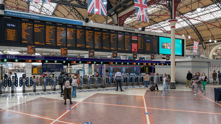 New gates will serve platforms 1 to 7 at London Victoria