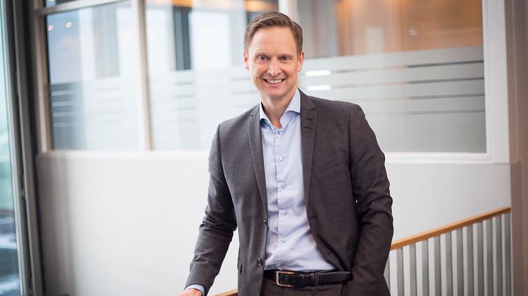 NYSLÅTT TOPPLEDER: Leon Engesæth har jobbet i Sopra Steria Business Consulting i 18 år. Nå skal han lede avdelingen. 
