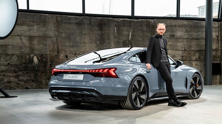 Audi e-tron GT og Head of Design, Marc Lichte
