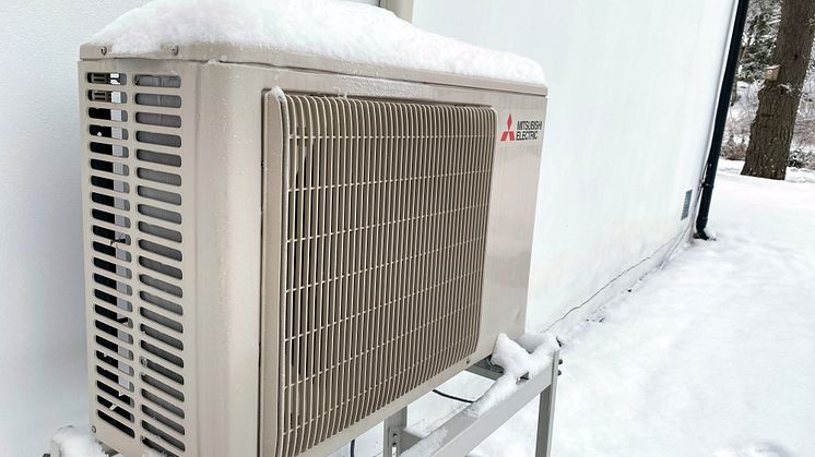 Moderne varmepumper fungerer effektivt og sparer mye strøm også på kalde dager. 