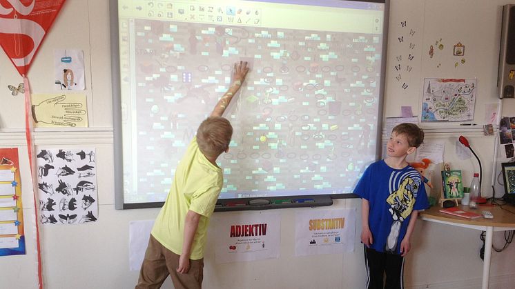 Lärarna på Ankarsviks skola var inte nöjda med de interaktiva projektorerna – nu har alla klassrum en SMART Board