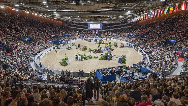 2019 års Gothenburg Horse Show bjöd som vanligt på magisk stämning. Foto: Johan Lilja