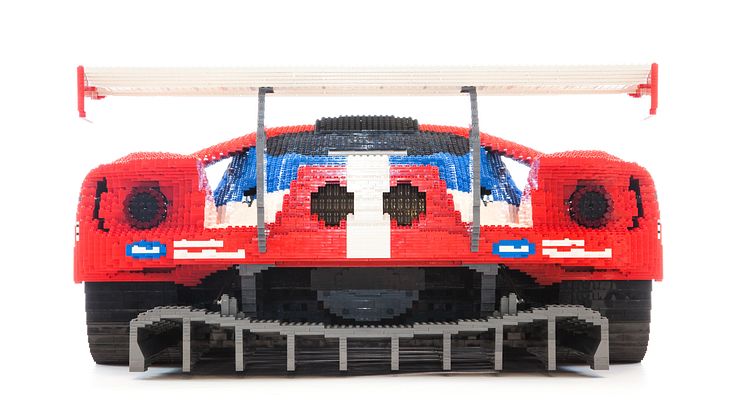 LEGO-utgaven av Ford GT blir vist på Le Mans kommende helg