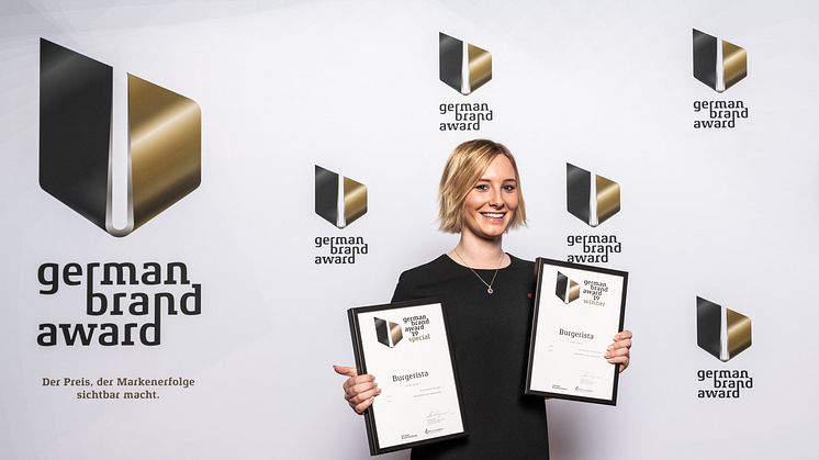 BURGERISTA gewinnt zwei German Brand Awards