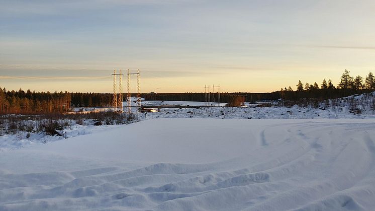Norrbotniabanan är en 27 mil ny kustnära järnväg mellan Umeå och Luleå, där Tyréns fått uppdraget att projektera delsträckan Robertsfors-Ytterbyn. Foto: Tyréns