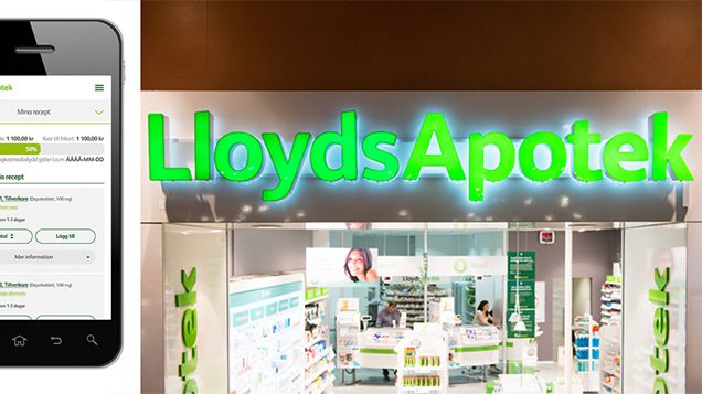 LloydsApotek lanserar Vismas receptbeställning på nätet