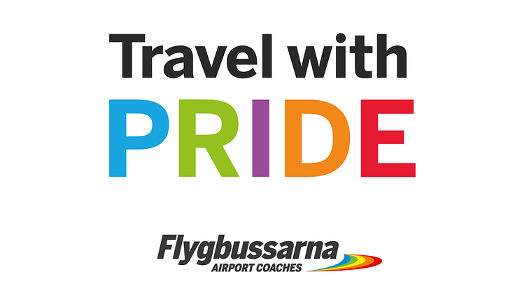 Flygbussarna och Flygbussarna Door to Gate stolta deltagare i Prideparaden