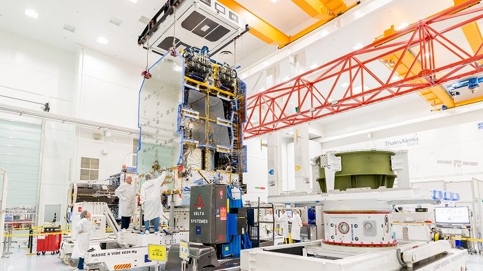 Successful mating of Eutelsat's KONNECT satellite payload with its all-electric platform