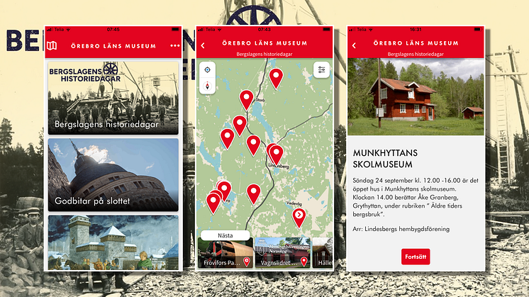 Länsmuseets app visar vägen till Bergslagens historia