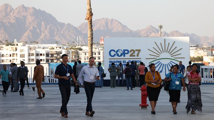 Ett specialavsnitt från Folk och Försvar-podden om klimattoppmötet COP27. Foto: European Union