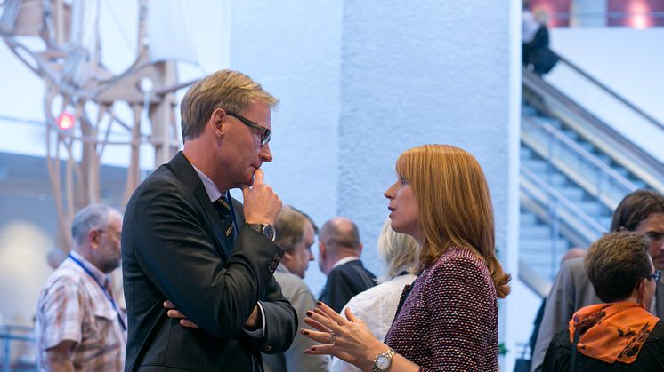 Olof Persson och Annie Lööf på Industridagen 2013