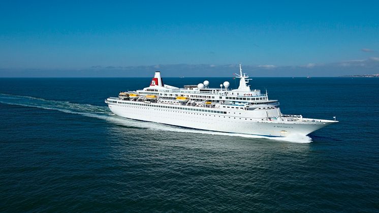 Belfast Harbour welcomes back Fred. Olsen Cruise Lines 