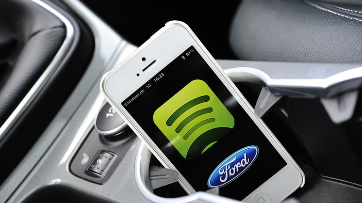 Ford och Spotifys samarbete ger streamad musik i bilen